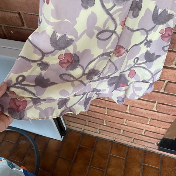 Dainty Vintage Floral Mini Dress Sz Small - Picture 2 of 5